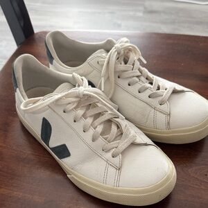 Veja Cream and Black Men's Sneakers